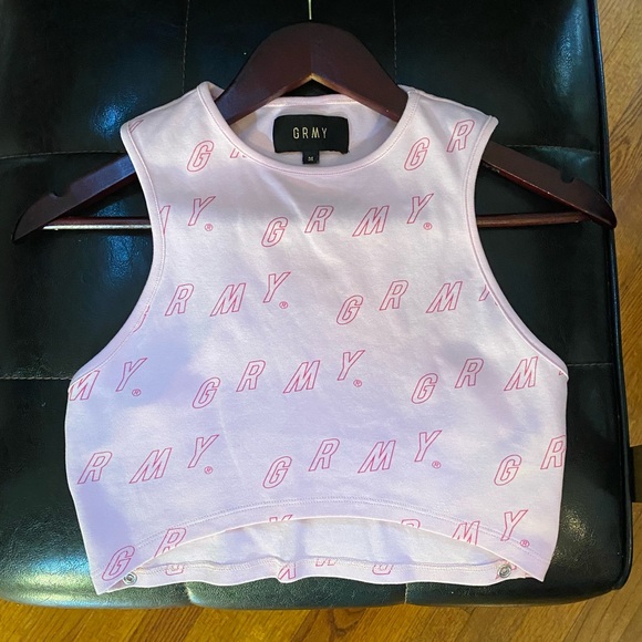 GRMY- pink crop tank top NWOT - Picture 7 of 7
